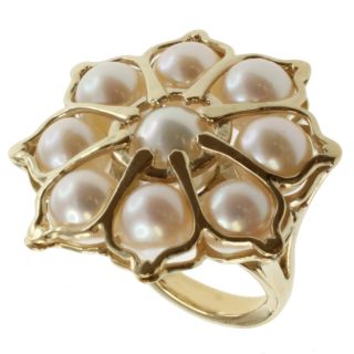 Michael Valitutti Jason Dow Pearl Lotus Ring (7 8 mm) Today $98.99