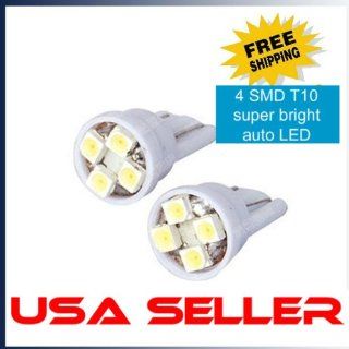 8x T10 194 168 501 4 smd 3528 LED Car Light Bulb White  
