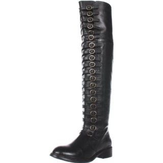 Edelman Womens Pierce Boot,Black Leather,6 M US Sam Edelman Shoes
