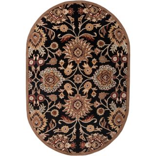 Hand tufted Maroon Kiser Wool Rug (6 x 9 Oval) Today $489.99 Sale