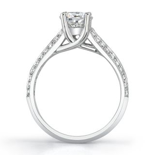 18k Gold 1 7/8ct TDW Diamond Engagement Ring (H I, SI1 SI3