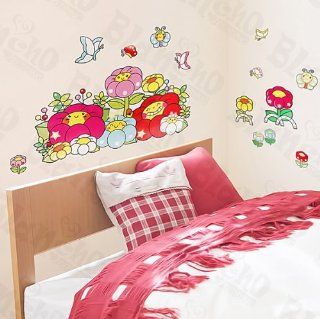Chubby Flower   Wall Decals Stickers Appliques Home Decor