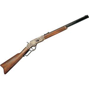 Winchester M1873 Replica Rifle Brass Finish Home