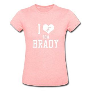 Spreadshirt, I LOVE QB (Tom Brady), Womens Heather Jersey T Shirt