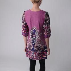 Funky People Juniors Floral Print Tunic Dress