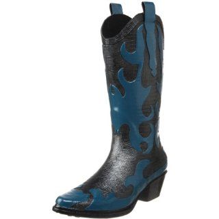 Women Turquoise Cowboy Boots Shoes