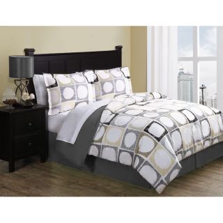 Hyde 8 piece Bed in a bag with Scroll patterned Cotton Sheet Set Today