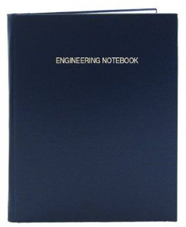 BookFactory® Blue Engineering Notebook   168 Pages (.25