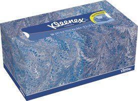 Kleenex Colors Blue Tissue 174 Ct 2 ply Tissues 8.2 X 8.4
