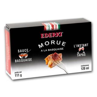 Morue Sauce Basquaise 111gr   Achat / Vente AUTRE CONSERVE POISSON