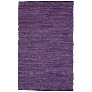 Hand woven Matador Purple Leather Rug (4 x 6) Today $47.49 4.0 (7