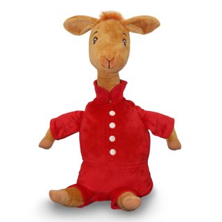 Zoobies Llama in Red Pajamas Storytime Pal Adorable Plush Toy
