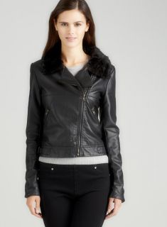 Romeo & Juliet Couture Zip Jacket With Faux Fur Today $59.99