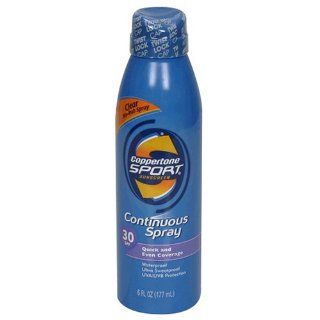 Sport Sunscreen Continuous Spray, SPF 30, 6 fl oz (177 ml) Beauty