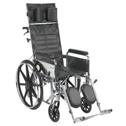 Sentra Reclining Wheelchair with Various Arm Styles and Elevating Leg