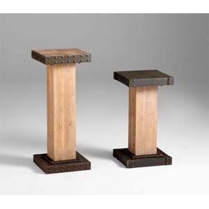 Cyan Design 04965 Chester Raw Iron and Natural Wood Table