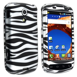 Zebra Rubber coated Case for Samsung Epic 4G D700