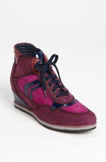 Geox D Illusion High Top Wedge Sneaker Shoes