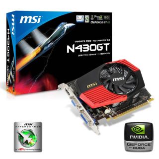 MSI GT430 2Go GDDR3   Carte graphique Nvidia GT 430   GPU cadencé à