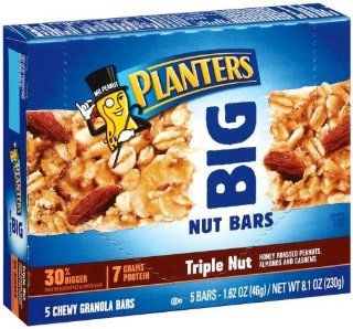 Planters Big Nut Bar Triple Nut (Pack of 5) Grocery