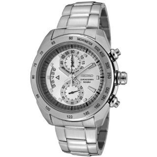 Seiko Mens SNN177P Chronograph Stainless Steel Watch Watches 