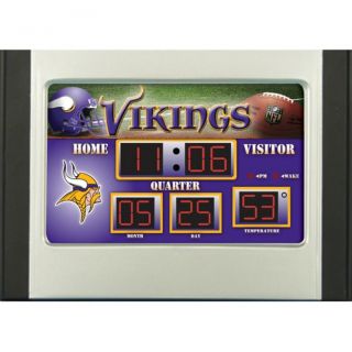 Minnesota Vikings Scoreboard Desk Clock