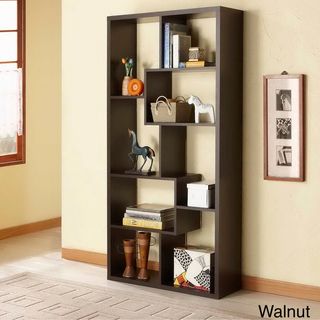 Verena Contoured Leveled Display Cabinet/ Bookcase