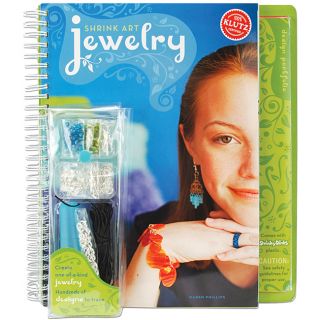 Klutz Shrink Art Jewelry 225 design Craft Kit with Instructional Book