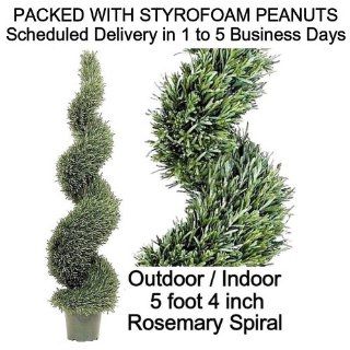64 Rosemary Spiral Indoor Outdoor Artificial Topiary Tree