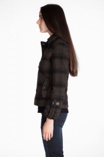 G Star Valley Check Peacoat for women