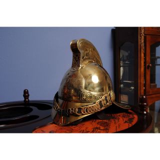 Old Modern Handicrafts Victorian Fireman Helmet Today $144.47