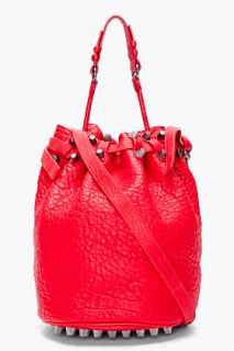 Alexander Wang Red Diego Bucket Bag for women
