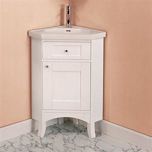 Fairmont Designs 185CV26 Shaker Corner Bathroom Vanity, Polar   