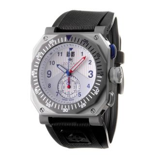 Zodiac Mens ZMX Titanium and Rubber Quartz Chronograph Watch Today