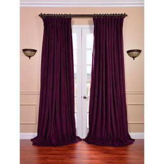 Eggplant Velvet Blackout Extra Wide Curtain Panel Today $120.49   $