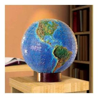 World Globe 3D Spherical 530 piece Jigsaw Puzzle