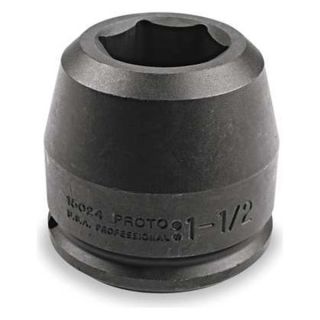 Proto J15038 Impact Socket, 1 1/2 Dr, 2 3/8 In, 6 Pt