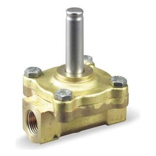 Dayton 1A576 Solenoid Valve, 2 Way, NC, 3/8 In, Brass