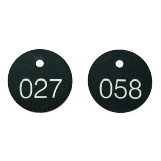 Accuform Signs TDG301BK Numbered Tags, 1 1/8in, 101 to 200, PK100