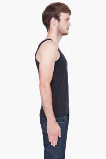 Diesel Black Umtk Johnny Tank Top for men