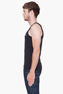 Diesel Black Umtk Johnny Tank Top for men