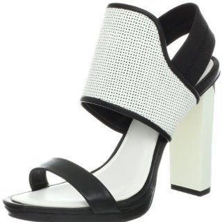 BLACK AND WHITE WEDGES   Women Shoes