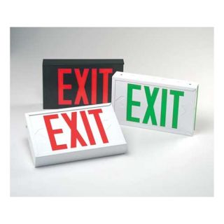 Big Beam EXFL2RWW U Exit Sign, 1.7W, Red, 2, 120/277V