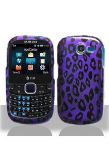 Samsung A187 Graphic Case   Purple/Black Leopard Cell