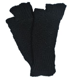Wool Fleece Lined Diamond Knit Hand Warmer (Nepal)