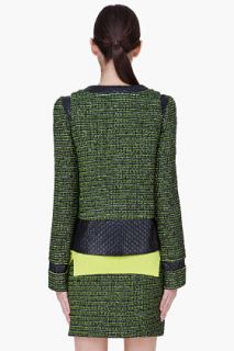Proenza Schouler Green Tweed Jacket for women