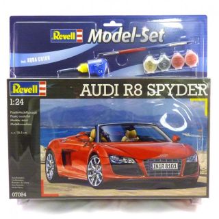 R8 Spyder, de la marque maquette Revell.Cette maquette contient 126