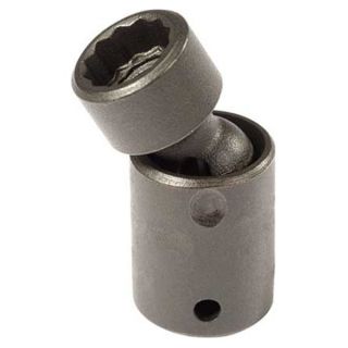 Proto J66312P Impact Socket, 1/4 Dr, 12 Pt, Std, 3/8 In