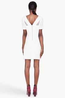 Marc By Marc Jacobs Cream Hawthorne Wool Shift Dress for women