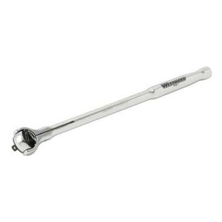 Westward 5TZC8 Ratchet, 3/8 Dr, Round, Swivel, 11 In